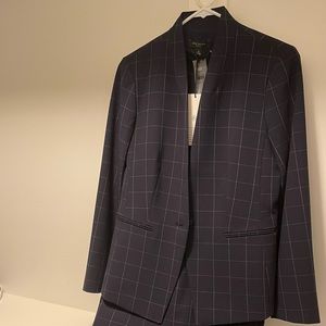NWT Ann Taylor dress and jacket set, 4 petite. Perfect condition, navy.